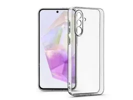 Haffner Clear Case kameravédős szilikon tok - Samsung SM-A366 Galaxy A36 5G - átlátszó