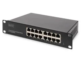 DIGITUS DN-80115 10&quot; 16x GbE LAN port nem menedzselhető Switch