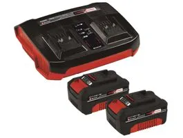 Einhell 4512112 2x 4Ah Power X-Change  Twincharger Kit 2 db akkumulátor + dupla töltő szett