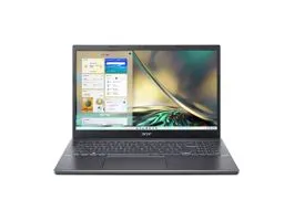 ACER Aspire A515-57G-51FW, 15.6&quot; FHD IPS, Intel Core i5-1235U, 16GB, 512GB SSD, GeForce RTX 2050, DOS, acélszürke