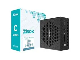 ZOTAC PC ZBOX, Intel N-series N100 3.4GHz, HDMI, Displayport, 2xLAN, WIFI, BT,M.2 + 2.5 HDD hely, 4xUSB Passzív