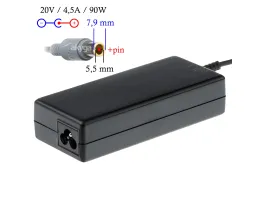 Akyga AK-ND-18 (20V/4.5A 90W 7.9x5.5+pin) Lenovo hálózati töltő adapter