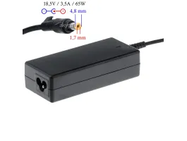 Akyga AK-ND-09 (18.5V/3.5A 65W 4.8x1.7) hálózati töltő adapter