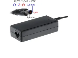 Akyga AK-ND-05 (19.5V/3.34A 65W 7.4x5.0+pin) Dell hálózati töltő adapter