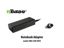 nBase NBA-DE95-65W (19.5V/3.34A 65W 7.4x5.0+pin) Dell hálózati töltő adapter