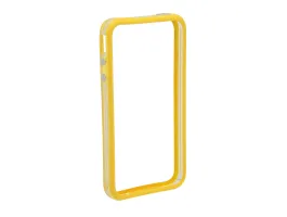 Apple iPhone 4, 4S védőkeret - bumper - Delight 55404A - transparent / yellow