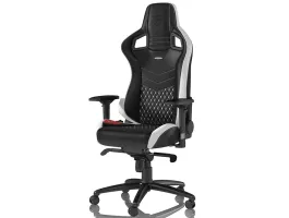 Noblechairs EPIC Gamer szék BŐR BK/WH/RD