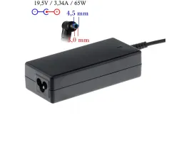 Akyga AK-ND-25 (19.5V/3.33A 65W 4.5x3.0 + pin) HP notebook töltő adapter