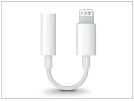 Apple eredeti lightning adapter 3,5 mm jack füllhallgatóhoz - MMX62ZM/A - fehér