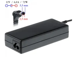 Akyga AK-ND-28 (12V/6.0A 72W 5.5x2.5) notebook töltő adapter