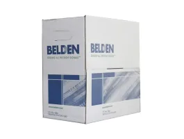 Belden Cat5e UTP fali kábel, 100MHz, PVC, szürke, réz, 305m