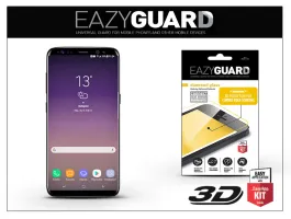 Samsung G955F Galaxy S8 Plus gyémántüveg képernyővédő fólia - Diamond Glass 3D Fullcover - fekete