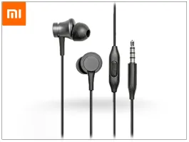 Xiaomi Mi Basic gyári sztereó headset - 3,5 mm jack - ZBW4354TY - fekete