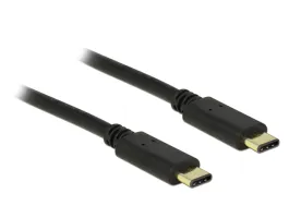 Delock (83332) Kábel USB Type-C 2.0 dugó &gt; USB Type-C 2.0 dugó 2m fekete