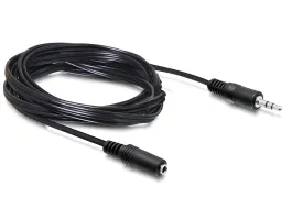 Delock (84237) kábel audio sztereo jack kábel 3.5mm apa / anya 5m