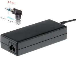 Akyga AK-ND-53 (19.5V/4.62A 90W 4.5x3.0+pin) Dell laptop töltő adapter