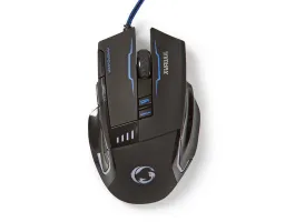 Nedis GMWD300BK 4000DPI 8 gombos gamer egér