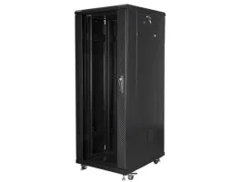 Lanberg 19 szabadonálló rack szekrény 32U/600x800mm fekete (FF01-6832-12B-KPL)