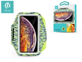 Univerzális kartok sportoláshoz, max. 4,7-6,5&quot; méretű készülékekhez - Devia Easy Go Universal Armband - green