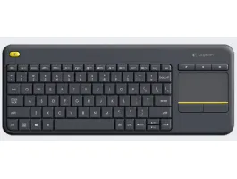 Logitech K400 Plus Wireless Touch Angol (UK English) fekete billentyűzet (920-007143)