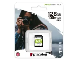 Kingston 128GB SD Canvas Select Plus (SDXC Class 10 UHS-I U3) (SDS2/128GB) memória kártya