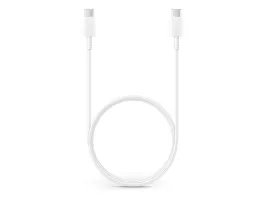 Samsung gyári USB Type-C - USB Type-C adat- és töltőkábel 100 cm-es vezetékkel -EP-DA705BWE - fehér (ECO csomagolás)