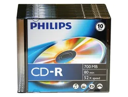 Philips CD-R80 SLIM 52x (PH778206)