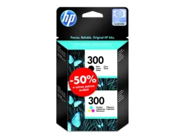 HP CN637EE 300 tri-color és fekete tintapatron csomag