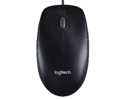 Logitech M100 USB Optikai Fekete egér (910-005003)