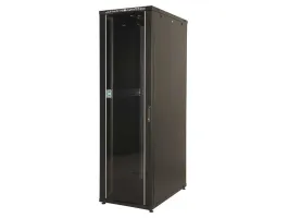 Lande LN-CK22U6060-BL CK 19&quot; 22U 600x600 fekete álló rack szekrény