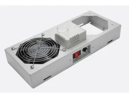 Lande LN-FAN-THM-1FWMIP-LG 1modulos szürke ventilátor egység termosztáttal