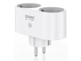 GOSUND SP211/hangvezérlés/távoli vezérlés/ütemezés/fogyasztásmérés/230V/max.16A/Smart Wi-Fi-s okos duplakonnektor