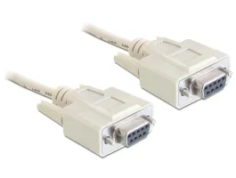 Delock (84077) Soros Null modem 9 pin 1,8m kábel