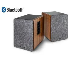 wavemaster Base Bluetooth Speaker System Wood/Grey