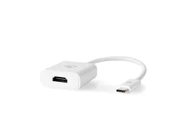 Nedis USB Type-C Adapterkábel USB Type-C apa - HDMI Aljzat 0,2m Fehér (CCGP64651WT02)