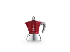 Bialetti Moka Induction 4 adagos piros kotyogós kávéfozo (6944)