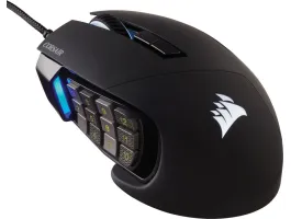 Corsair Scimitar Elite RGB Fekete 18000DPI Gamer egér