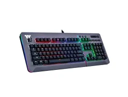 Ttesports Level 20 RGB Titanium (blue switch) US USB gamer billentyűzet