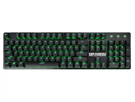 Dragon War Ice Sanction Blue Switch keyboard Black US