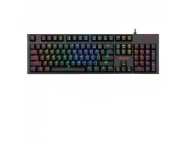 Redragon Amsa-Pro Mechanical Gaming RGB Wired Keyboard with Ultra-Fast V-Optical Blue Switches Black HU