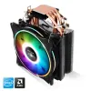 Spirit of Gamer CPU Cooler - CPU AIRCOOLER 120 MM ARGB (27dB 2500 RPM 1x12cm aluminium/réz)