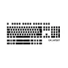 Steelseries PrismCAPS Universal Double Shot PBT Keycaps Black UK