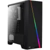 Aerocool Cylon RGB ATX Fekete Ablakos számítógépház