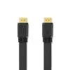 NEDIS Nagy Sebességű HDMI  kábel Ethernet HDMI Csatlakozó HDMI Csatlakozó 4K@30Hz 10.2 Gbps 1.50 m Lapos PVC Fekete Labe