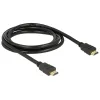 Delock 84407 HDMI male/male összekötő 4K, 1.8m kábel