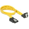 Delock SATA3 6 Gb/s up/down metal 30cm yellow (82820)