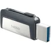 Sandisk 128GB USB3.0/Type-C Dual Drive Fekete-Ezüst (173339) pendrive