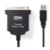 Nedis USB Nyomtatókábel USB A apa - Centronics 36 tus apa 2m Fekete (CCGP60880BK20)