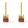 Nedis Cat6 S/FTP Hálózati Kábel RJ45 1m Sárga (CCGP85221YE10)