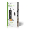 Nedis USB2.0 4 port HUB (UHUBU2420BK)